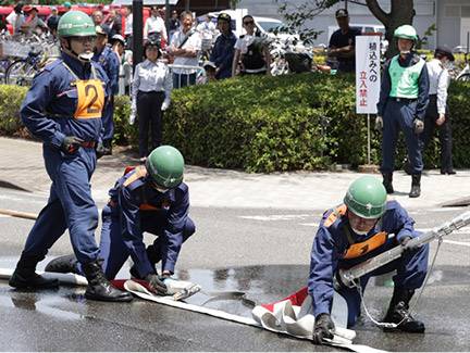 東京都大田区 矢口消防団 操法訓練(消防操法大会)
