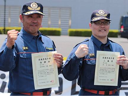 東京都大田区 矢口消防団 操法訓練(消防操法大会)